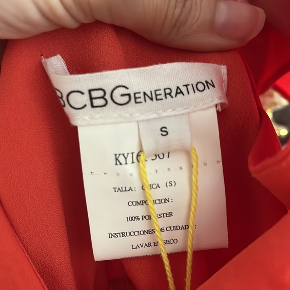 BCBG dress,size S new with tags, color orange - Picture 5 of 5